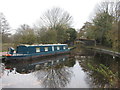 Narrow boat moored by Pollett