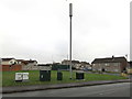 Telecoms mast and cabinets, Llangewydd Road, Bridgend