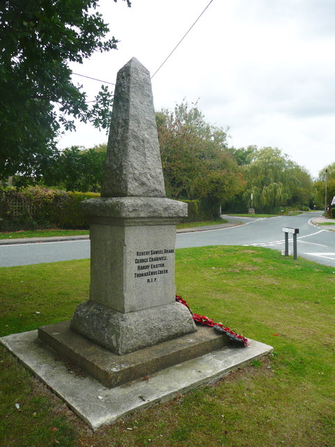 The war memorial, Chrishall