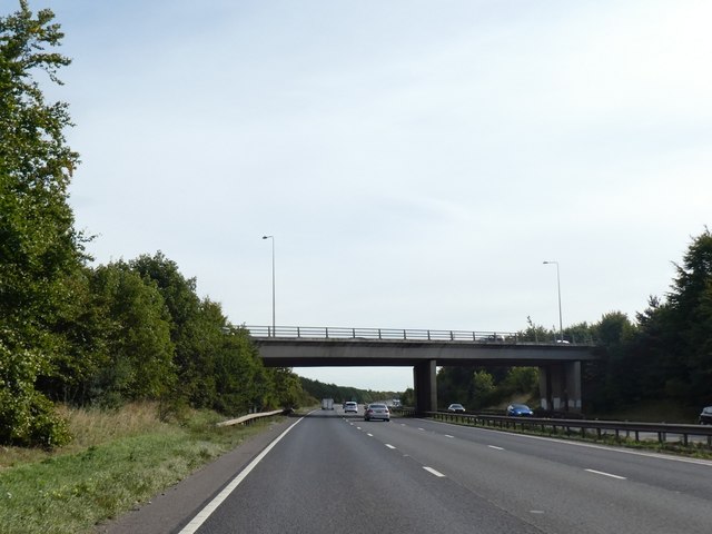 A142 bridge over A14