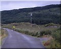 V8678 : Lone cyclist, Derrylea by N Chadwick