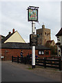 The Chequers Public House sign