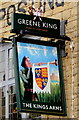 Kings Arms name sign, Stow-on-the-Wold