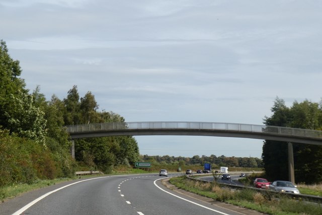 Footbridge over A11