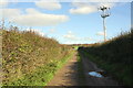 Farm track going NE from High Harrington