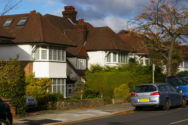 Houses on Armitage Road, Golders Green
