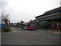 Bus at Leicester General Hospital