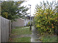 Footpath parallel to Gwendolen Road, North Evington