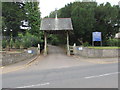 Lychgate at the entrance to St Mellons Parish Church, Old St Mellons