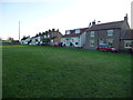 Houses at the southern end of Newby village green