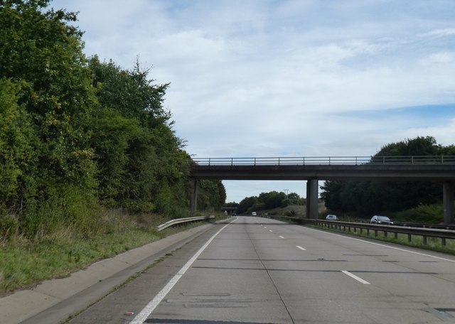 Park Lane bridge over A11 north-west of Silfield