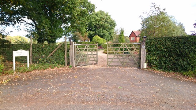 Gate entrance to Prospect House