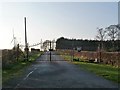 Gated entrance to Lowfields