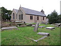 The church of St Tyrnog and part of its burial ground at Llandyrnog