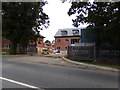 TM3978 : Entrance to Heritage Developments Building site by Geographer