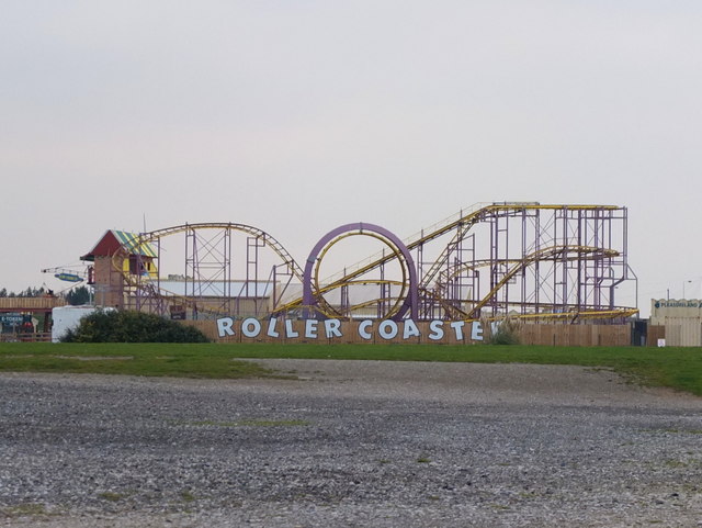 Rollercoaster at Pleasureland, Southport