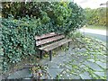 Bench on the corner of Canal Road and Lower Canal Road