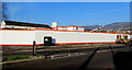 Fenced-off building site, Mill Street, Pontymister