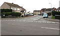 Llangewydd Road towards the Brynhyfryd area of Bridgend