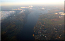 NS4074 : The Firth of Clyde from the air by Thomas Nugent
