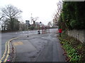 Bus stop and shelter on Rawdon Road, Horsforth