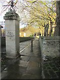 SE3457 : Church path, Knaresborough by Derek Harper