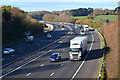 M27 motorway just east of the River Hamble