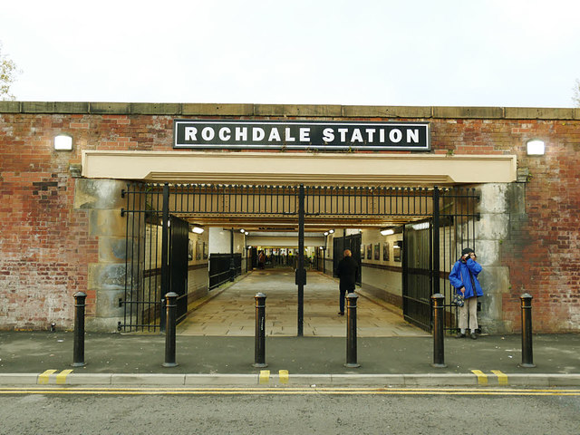 Rochdale station - southern entrance