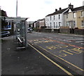 Neath Road bus stop and shelter, Plasmarl, Swansea