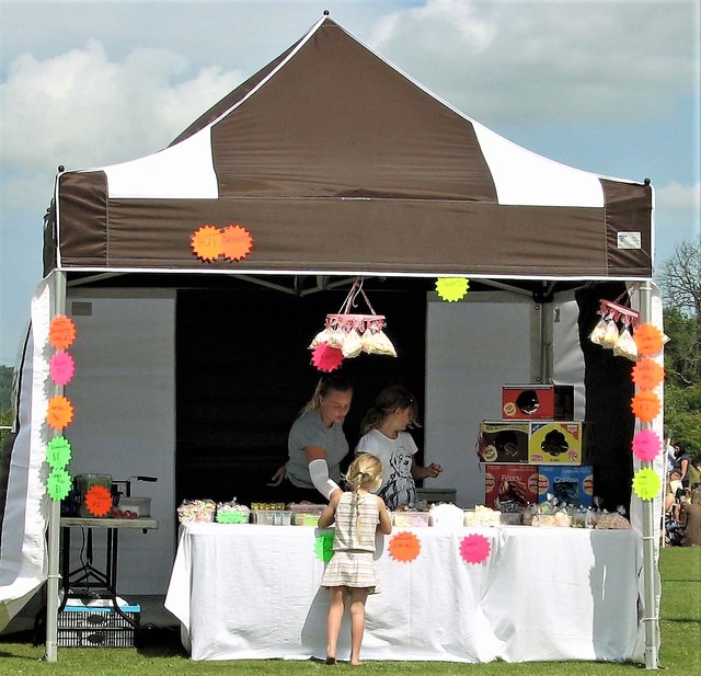 Buying sweets at Sedlescombe village fete, 2009