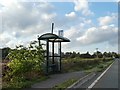 Bus stop and shelter near Coleby on A607