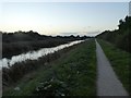 Fossdyke and towpath north of Burton Waters