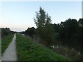 Fossdyke and its towpath north of Burton Waters