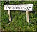 Centurion Way sign 0001