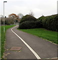 Footpath and cycleway towards Bridgend town centre