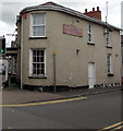 West side of the Railway Inn, Abergavenny