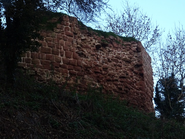 Part of Heighley Castle Ruins
