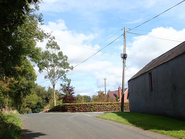 Ballybinaby Crossroads from the south