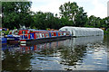 Boats on the Grand Union Canal near Loughborough, Leicestershire