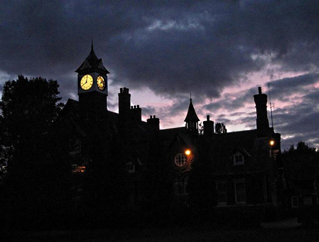 The Old Colliery Offices at Dusk