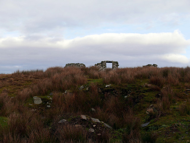 Ruins on the moor