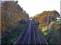 Harwich branch railway looking west