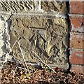 Bench mark, former canal bridge, Ironville