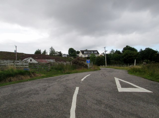 Minor  road  junction  to  Achgarve
