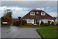 SU4635 : House beside bridleway entrance, South Wonston by David Martin