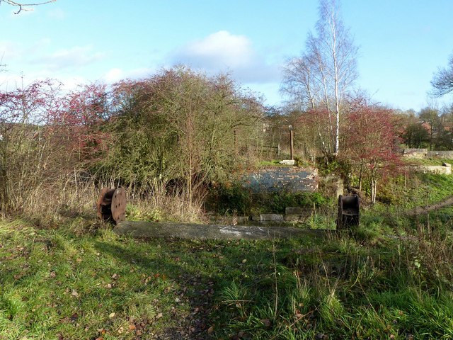 Remains of bridge over the Cromford Canal