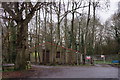TQ3853 : Scout Hut Near Oxted by Peter Trimming