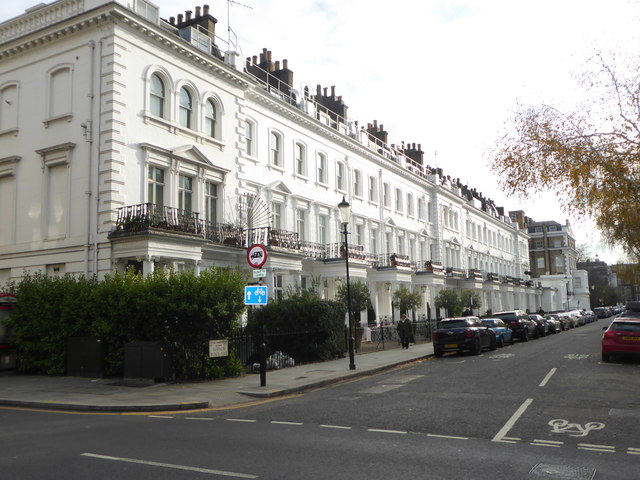 Houses in Sumner Place, South Kensington