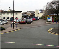 ST1494 : Oakfield Street car park, Ystrad Mynach  by Jaggery