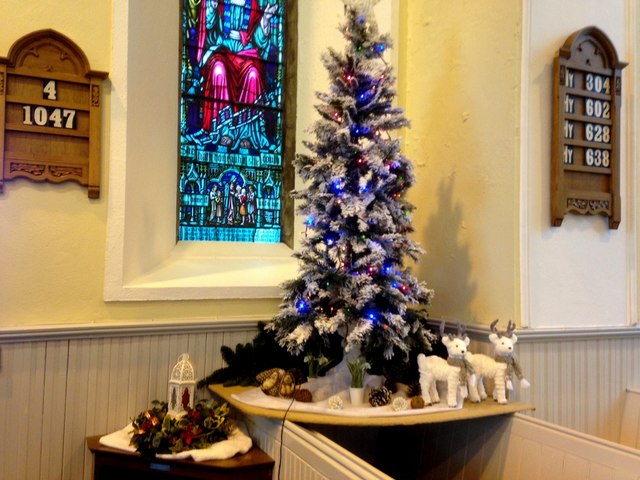 Christmas trees, Trinity Church